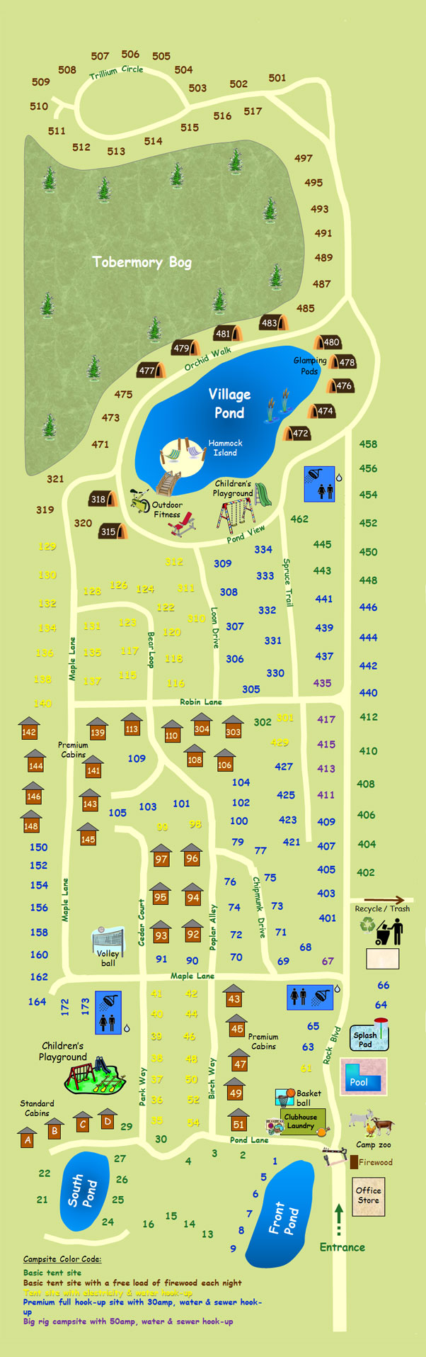 Tobermory village store campground